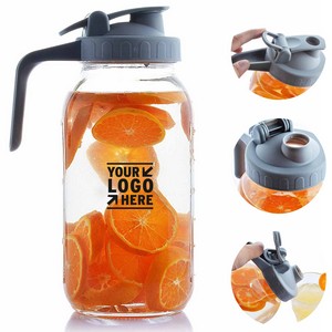 Large Capacity Sports Water Bottle with Filter Lid