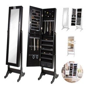 Elegant Mirror Jewelry Organizer