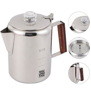 Premium Stainless Steel Camping Coffee Pot